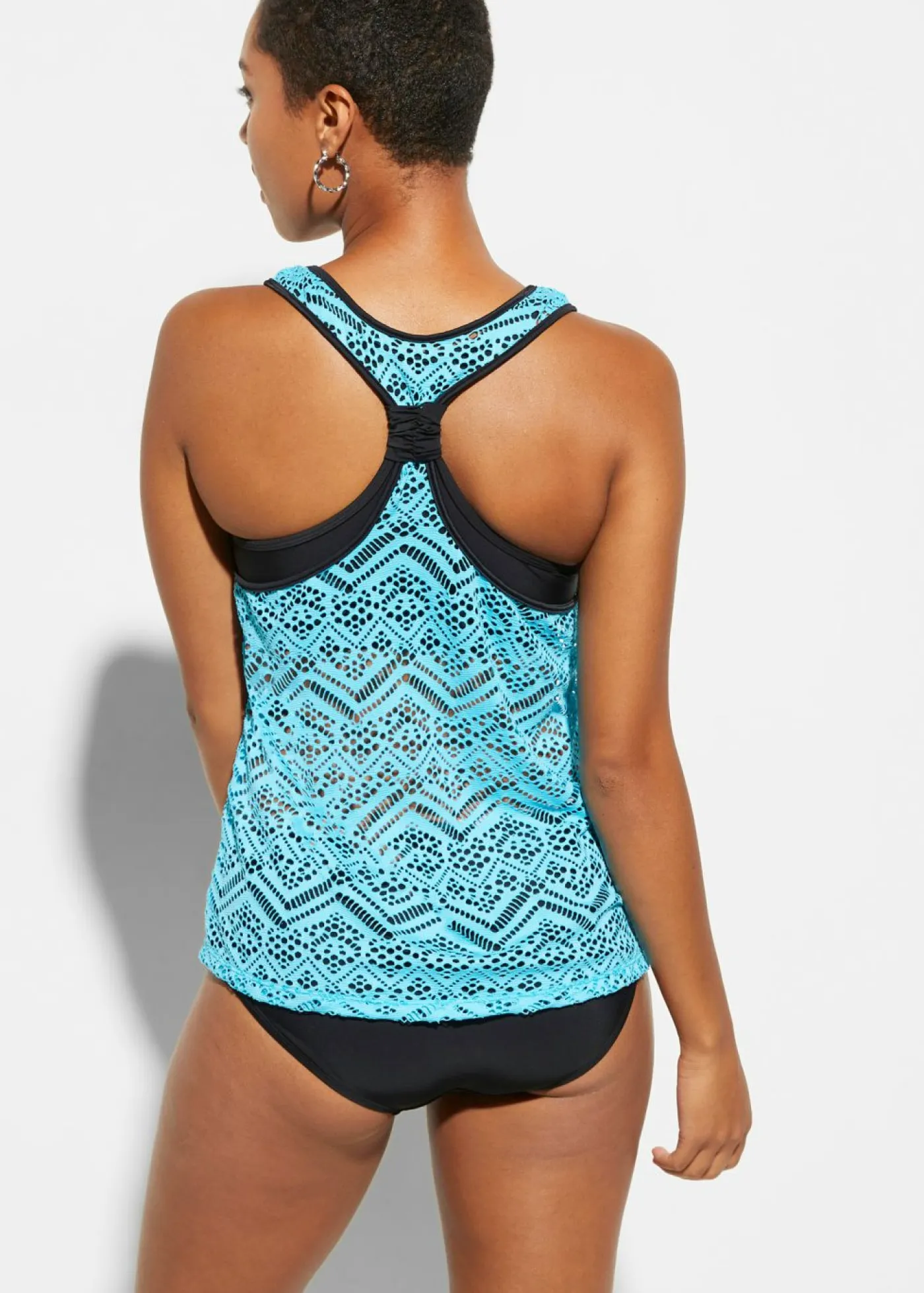 Clearance Tankini con encaje elástico (2 piezas) Mujer Tankinis