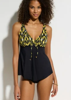 Tankini con tirantes anchos (2 piezas) Mujer Tankinis