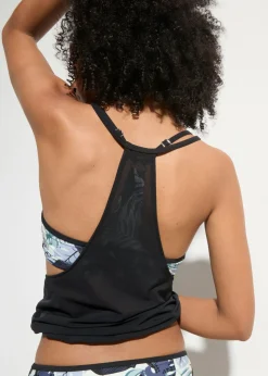 Best Tankini holgado (3 piezas) con top de bikini tipo bustier Mujer Tankinis