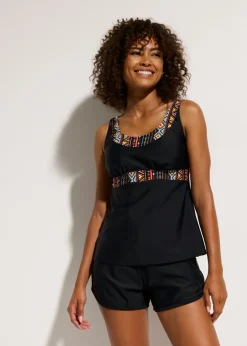 Clearance Tankini largo con pantalón de baño (2 piezas) Mujer Tankinis