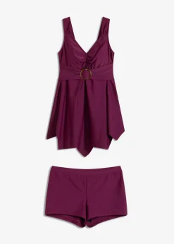 Discount Tankini largo con tirantes anchos (2 piezas) Mujer Tankinis|Novedades