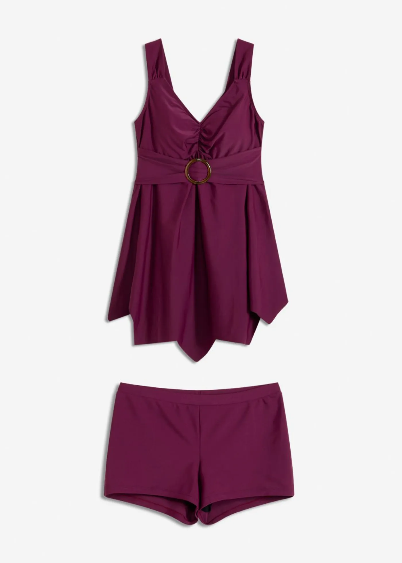 Discount Tankini largo con tirantes anchos (2 piezas) Mujer Tankinis|Novedades