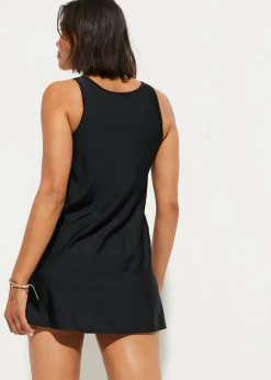 New Tankini largo de secado rápido con encaje (2 piezas) Mujer Tankinis