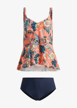 Online Tankini (2 piezas) con escote en V Mujer Tankinis