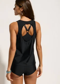 Online Tankini (3 piezas) con top tipo bandeau Mujer Tankinis|Novedades