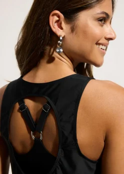 Online Tankini (3 piezas) con top tipo bandeau Mujer Tankinis|Novedades