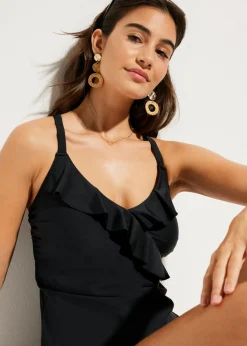 New Tankini (2 piezas) con volante Mujer Tankinis|Novedades