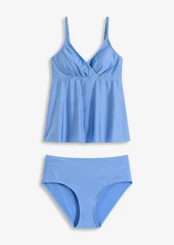 Sale Tankini (2 piezas) de material brillante Mujer Tankinis