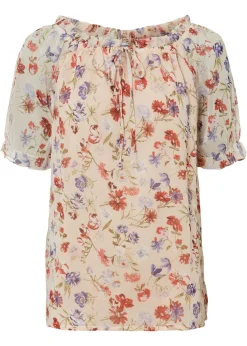Online Túnica con escote bañera Mujer Camisas Y Blusas