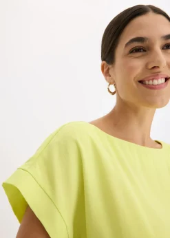 Túnica con escote barco Mujer Camisas Y Blusas