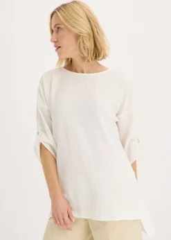 New Túnica con estructura y cinta de encaje Mujer Camisas Y Blusas