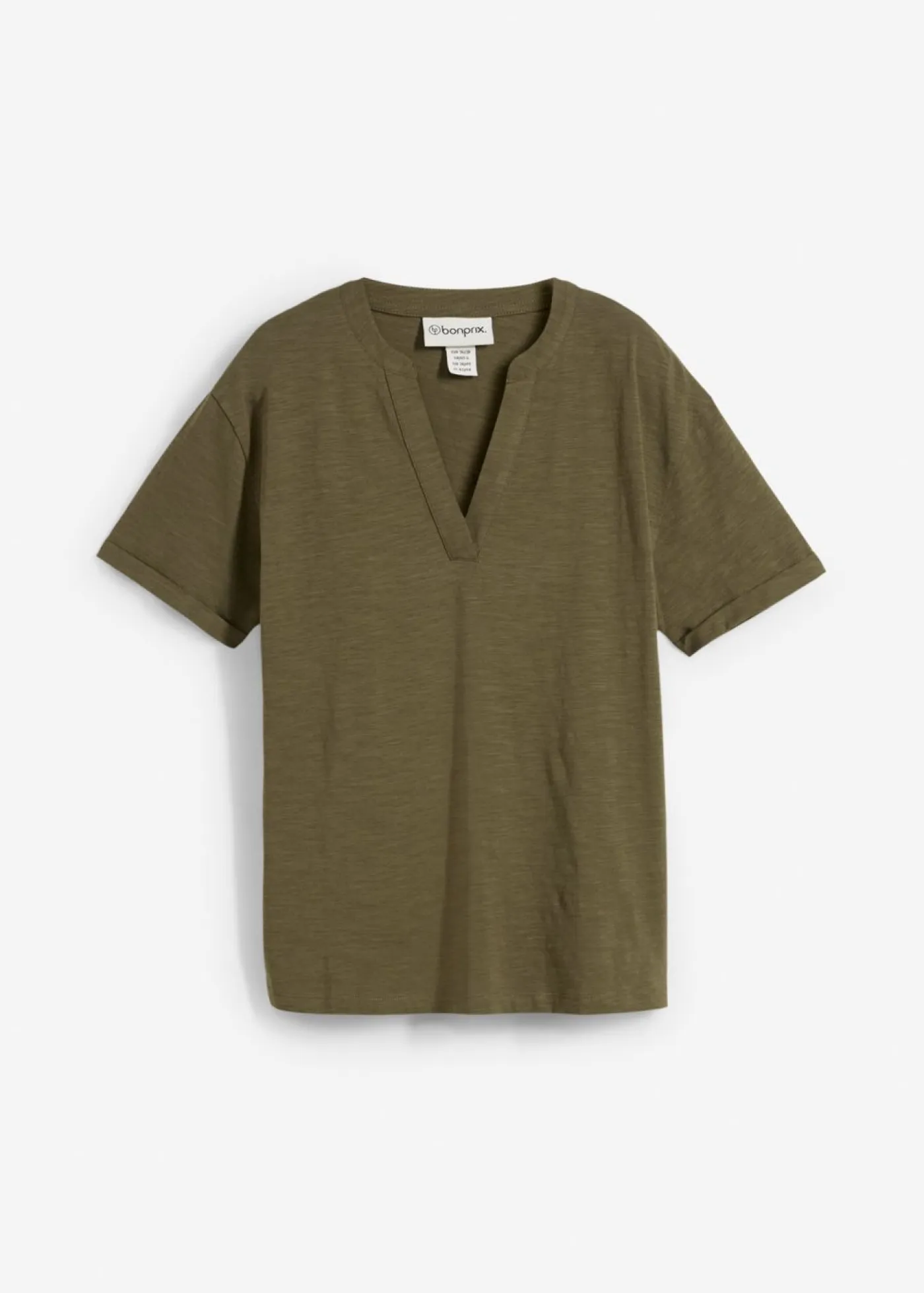 Túnica de algodón orgánico puro Mujer Camisetas