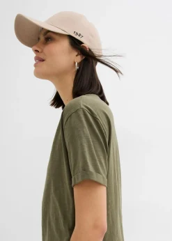 Túnica de algodón orgánico puro Mujer Camisetas