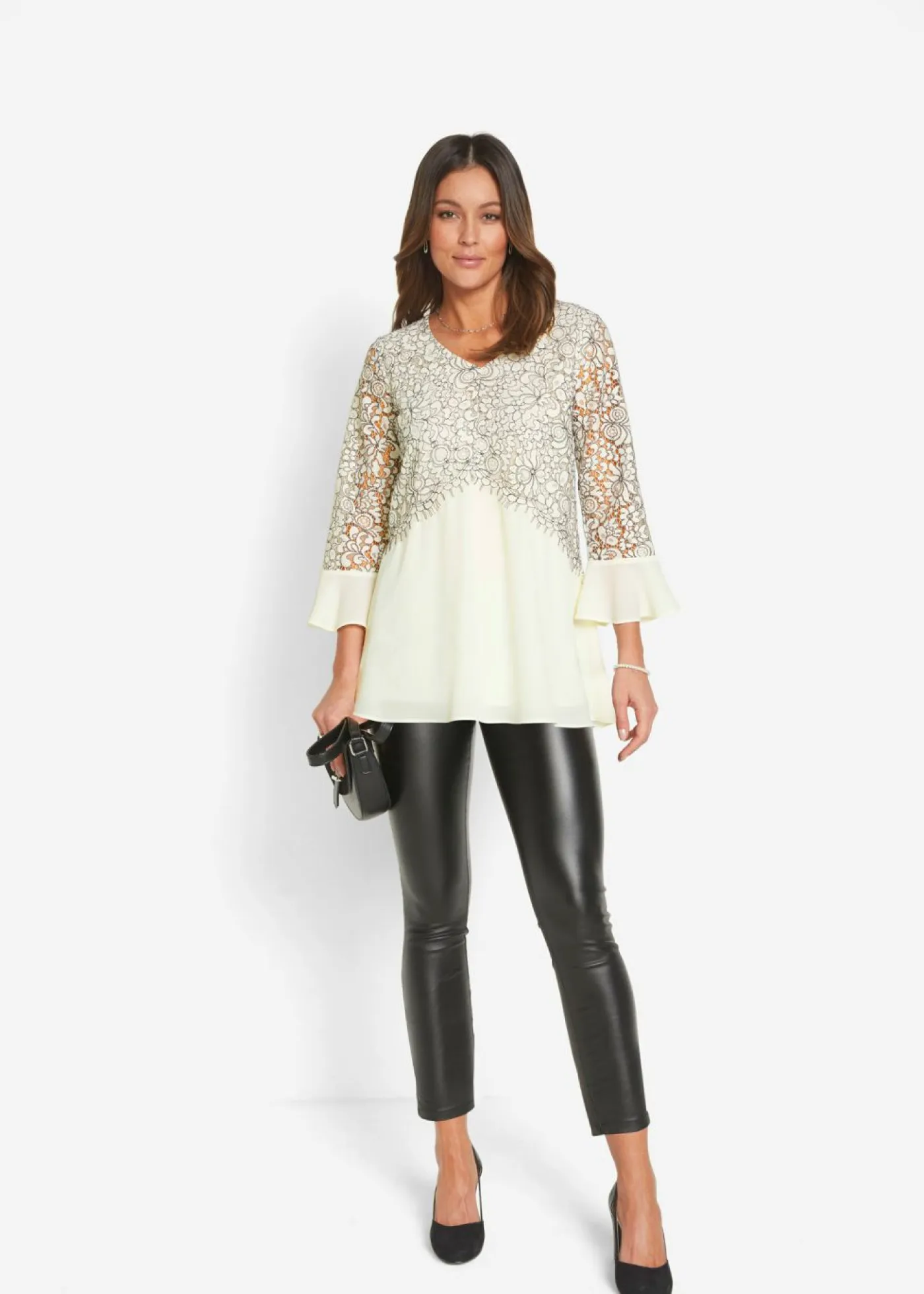 Discount Túnica de encaje Mujer Camisas Y Blusas