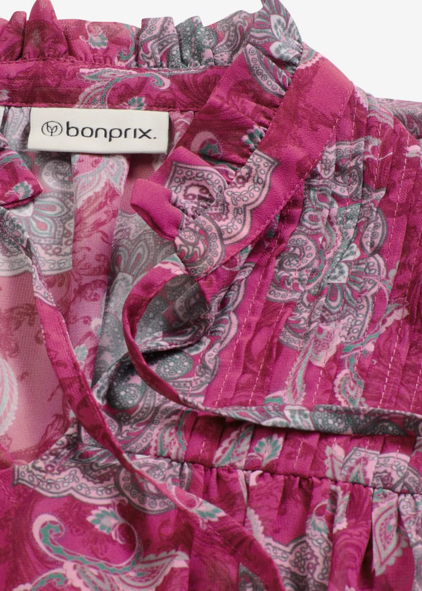 Outlet Túnica de gasa con patrón paisley Mujer Camisas Y Blusas