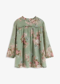 Discount Túnica de gasa estampada Mujer Camisas Y Blusas