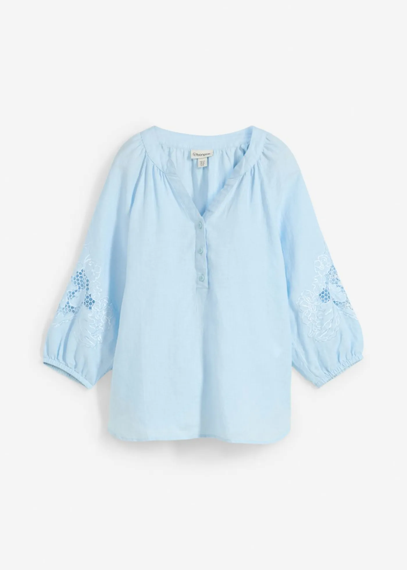 New Túnica de lino puro Mujer Premium|Camisas Y Blusas