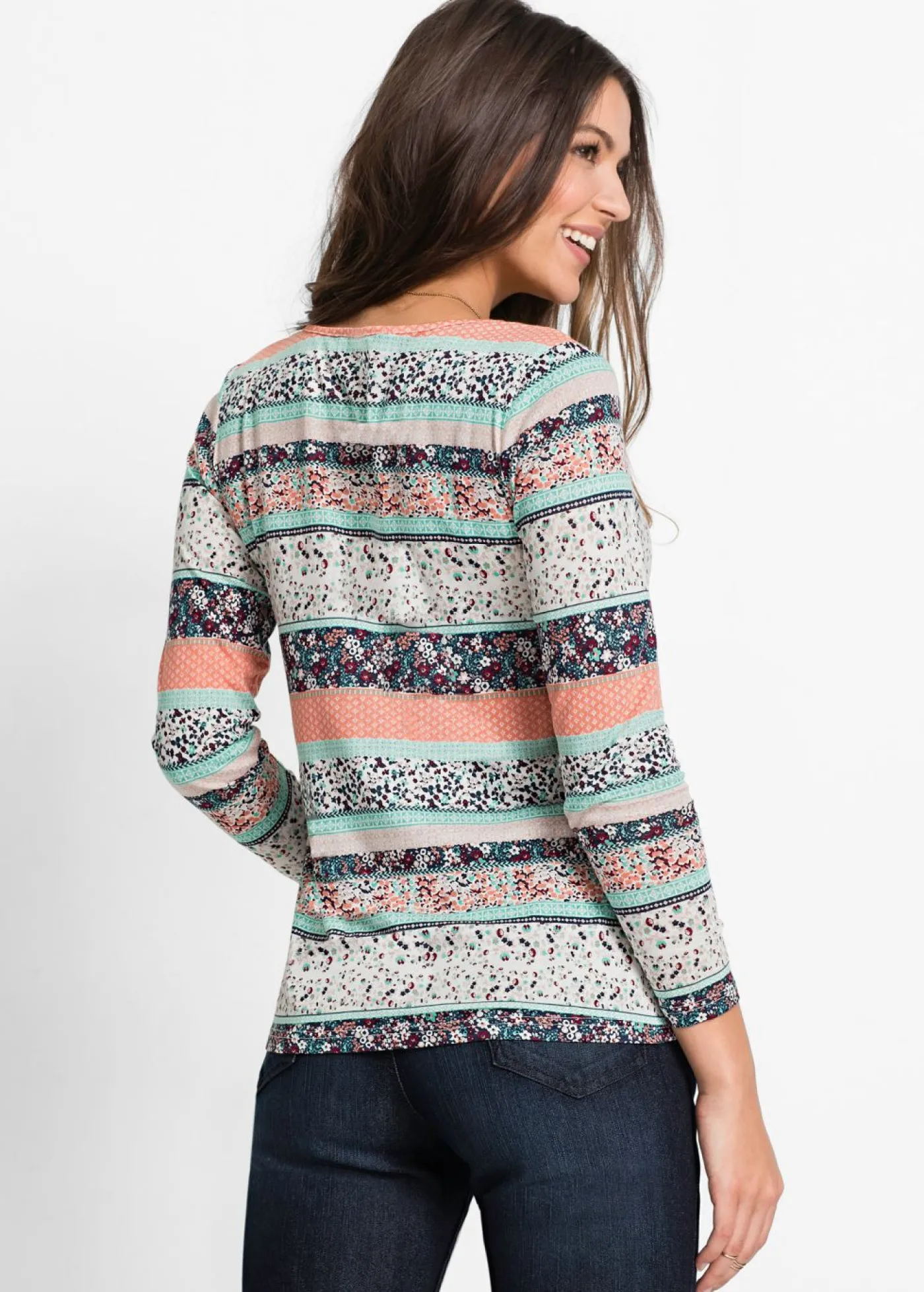 Clearance Túnica de manga larga Mujer Camisetas