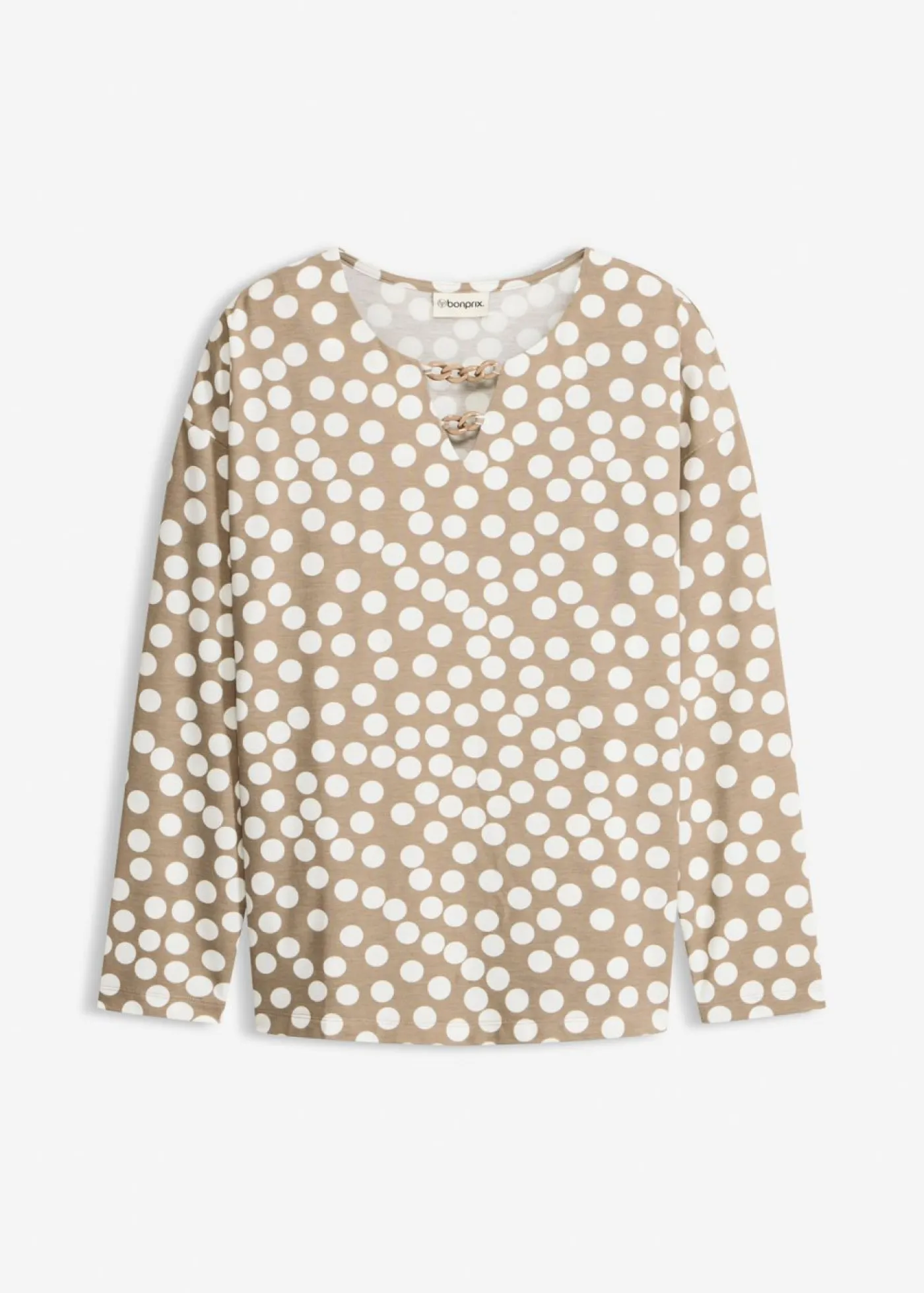 Sale Túnica de manga larga con detalle decorativo Mujer Camisas Y Blusas