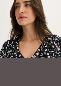 Túnica de mezcla de viscosa fina Mujer Camisas Y Blusas|Novedades