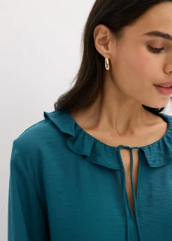 Hot Túnica de mezcla de viscosa fina Mujer Camisas Y Blusas