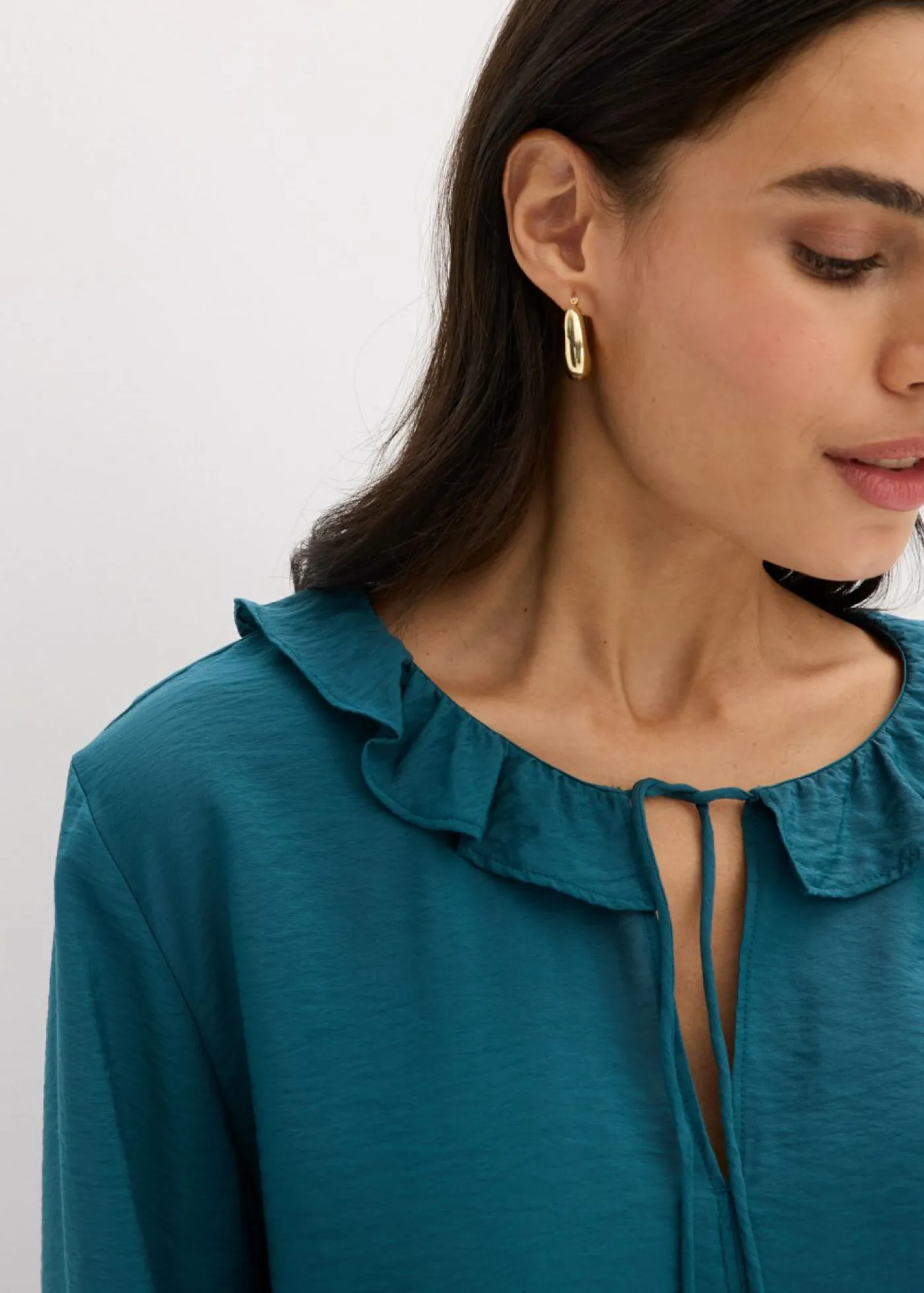 Hot Túnica de mezcla de viscosa fina Mujer Camisas Y Blusas