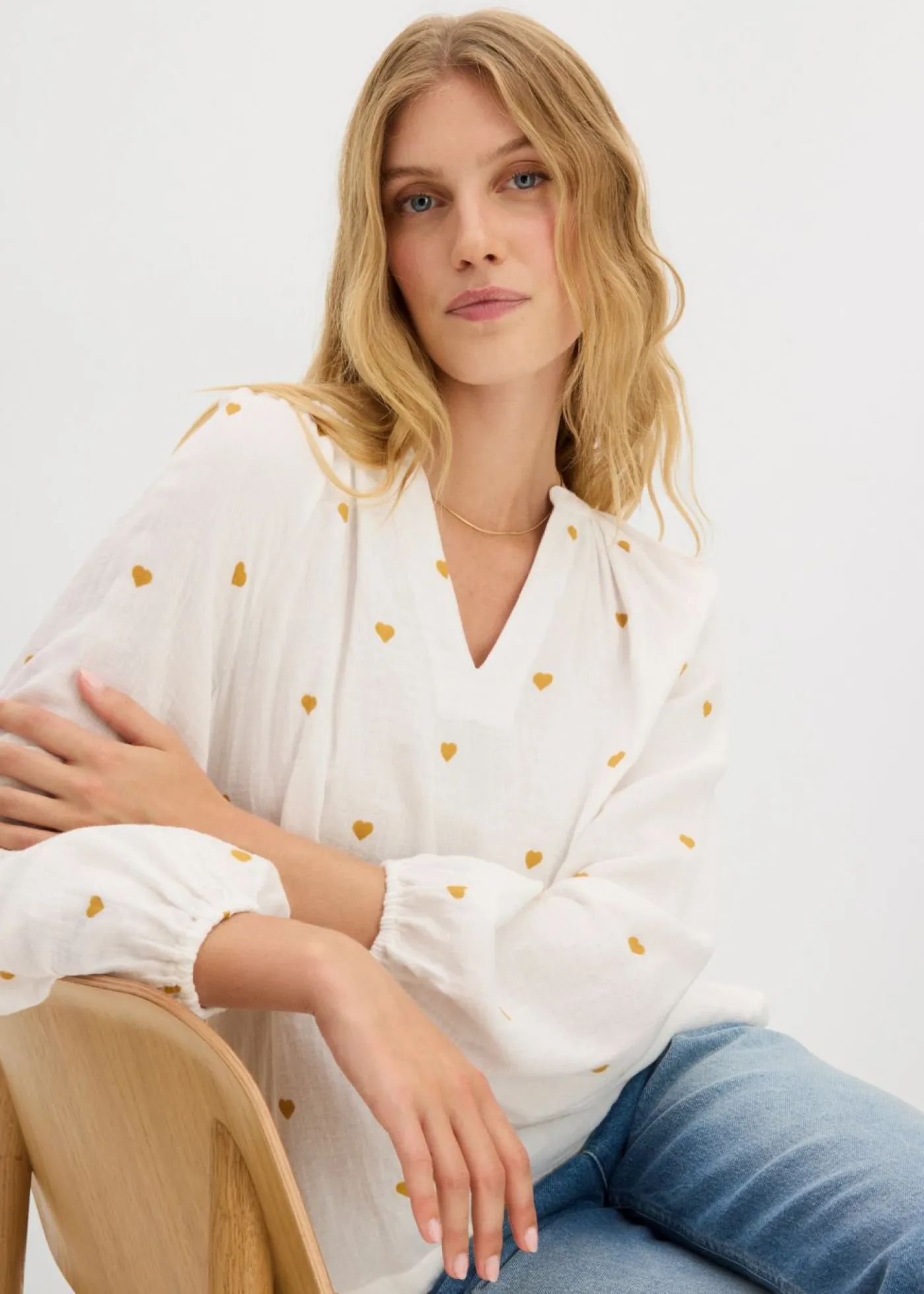 Sale Túnica de muselina Mujer Camisas Y Blusas
