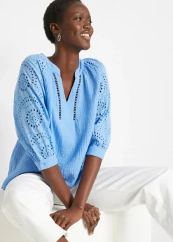 New Túnica de muselina ligera Mujer Camisas Y Blusas|Novedades