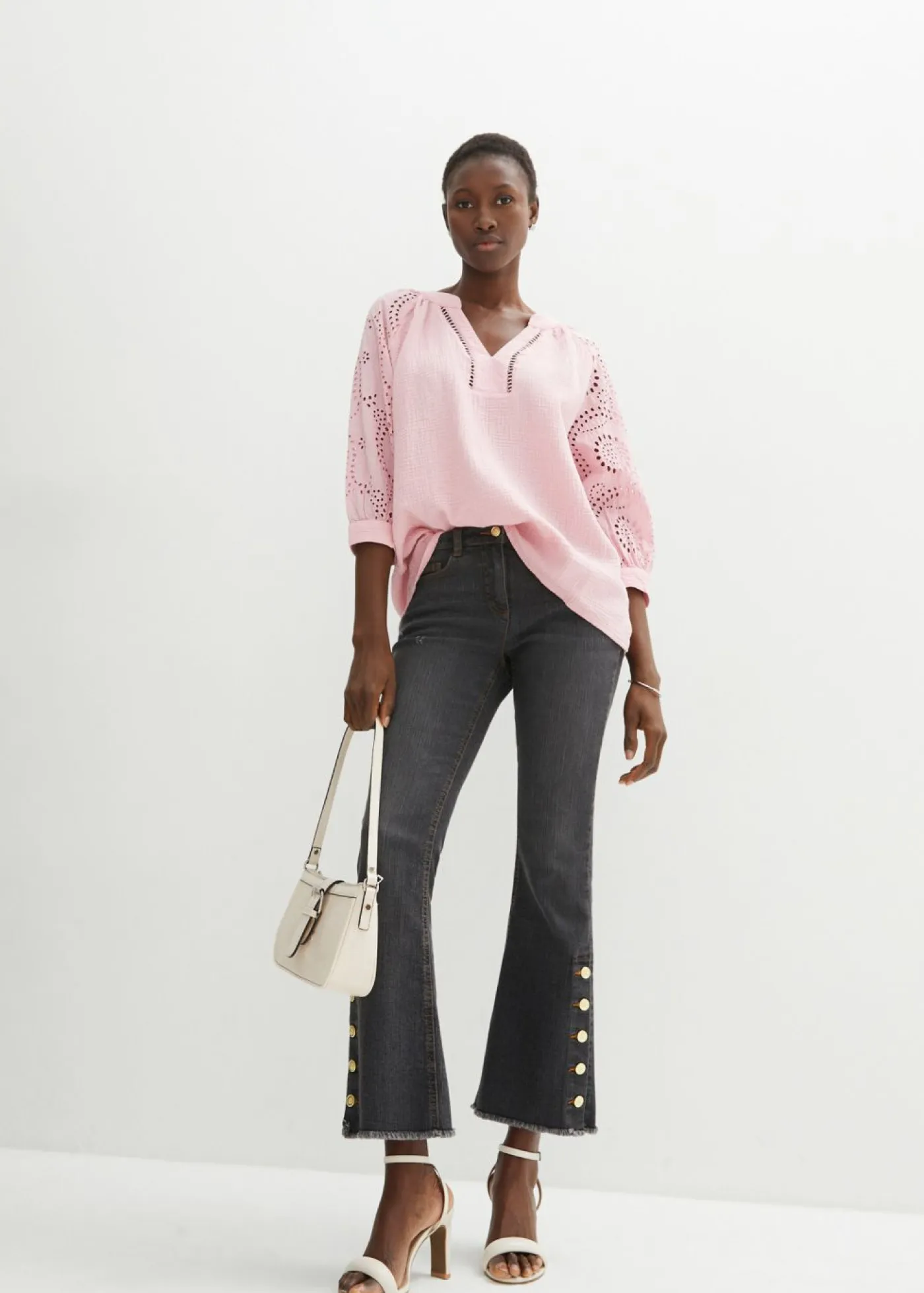 Discount Túnica de muselina ligera Mujer Camisas Y Blusas|Novedades