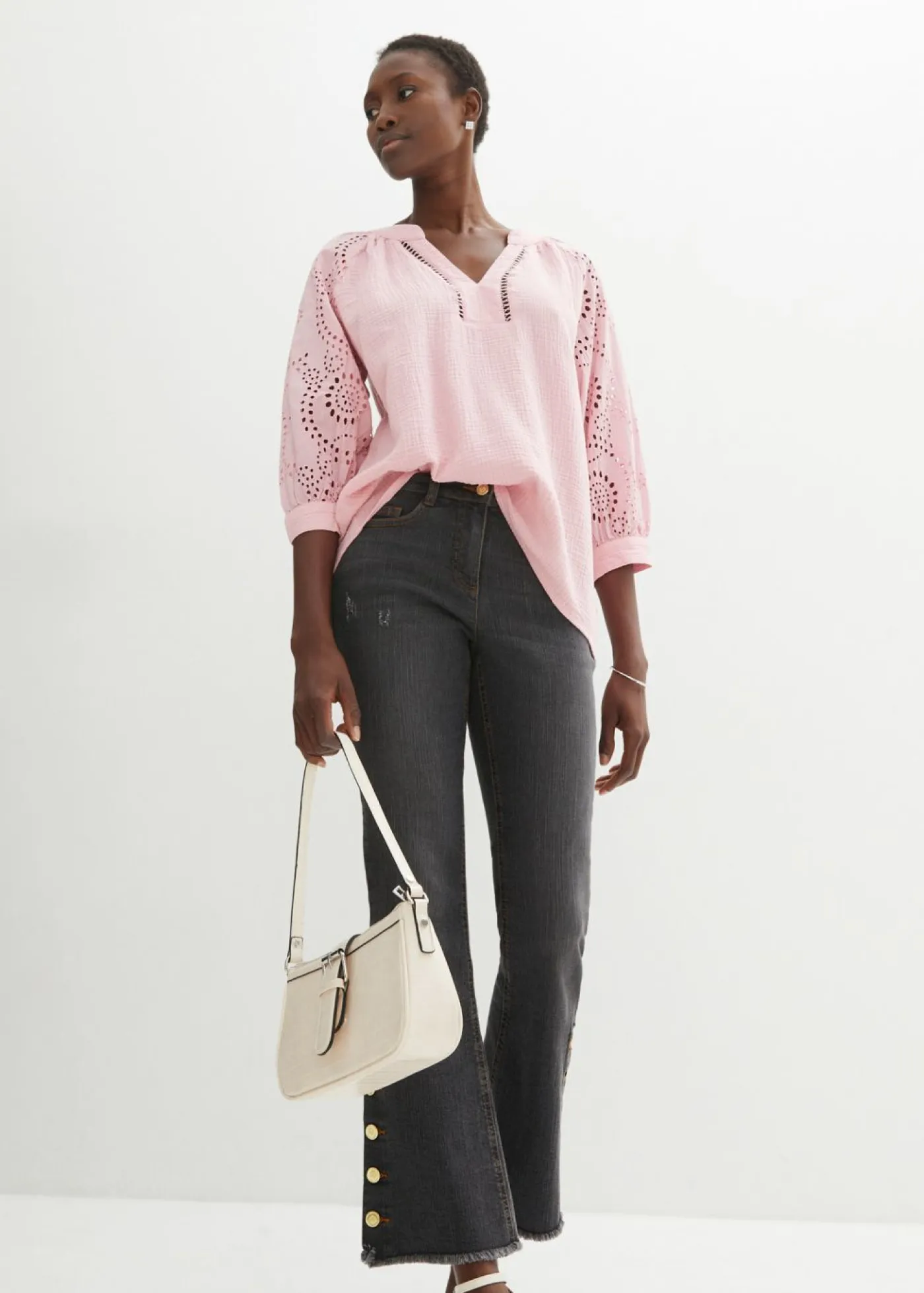 Discount Túnica de muselina ligera Mujer Camisas Y Blusas|Novedades
