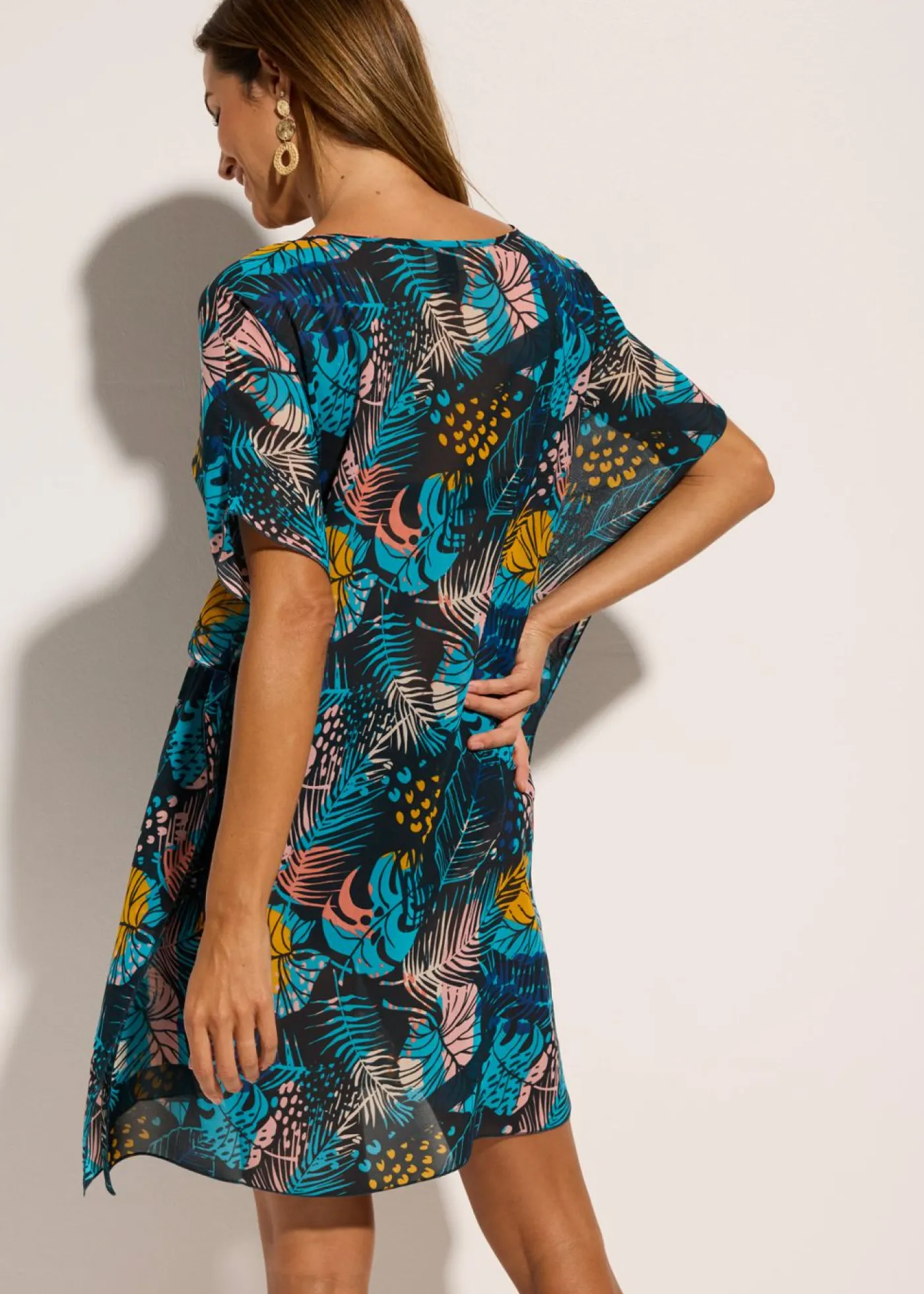 Clearance Túnica de playa de gasa Mujer Ropa De Playa|Vestidos