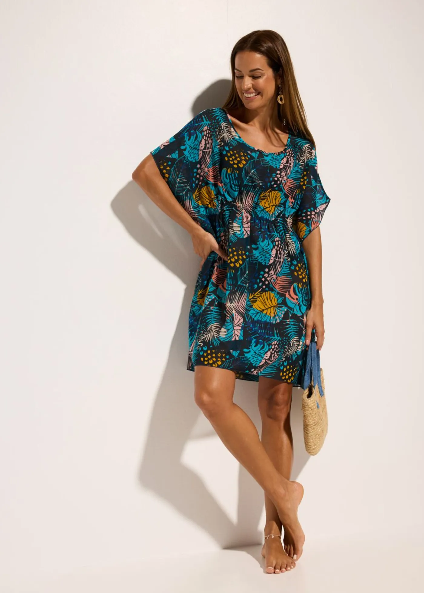 Clearance Túnica de playa de gasa Mujer Ropa De Playa|Vestidos