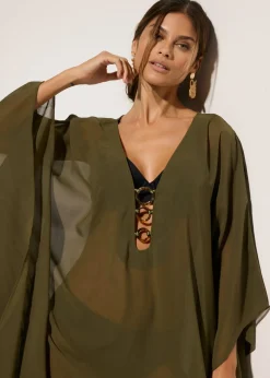 Sale Túnica de playa de gasa ligera Mujer Ropa De Playa|Novedades