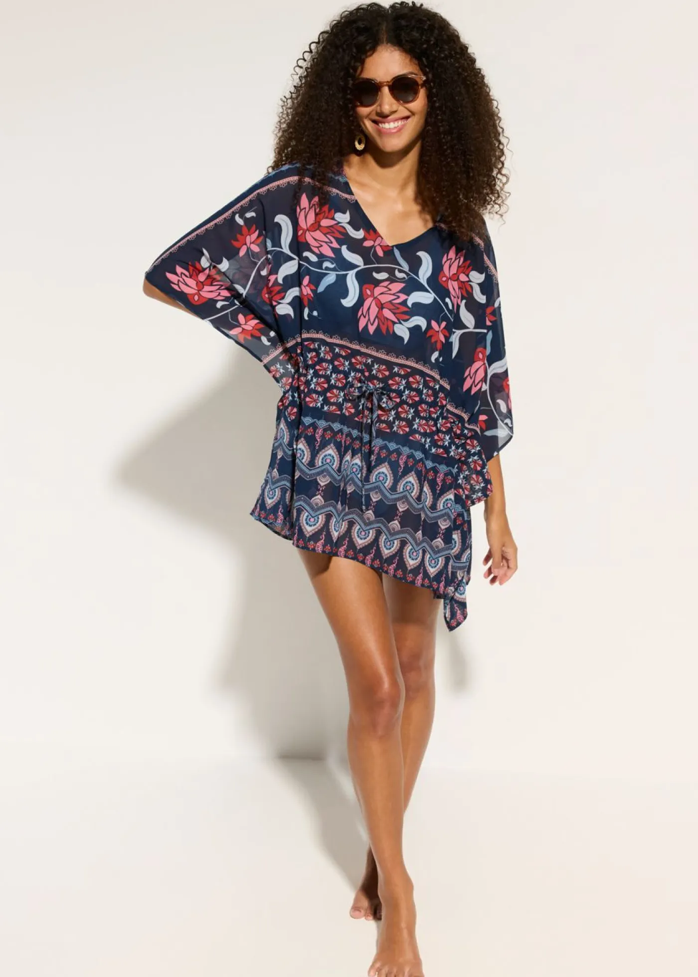 Discount Túnica de playa de gasa ligera Mujer Ropa De Playa|Vestidos