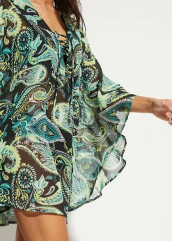 Best Túnica de playa de gasa ligera Mujer Ropa De Playa|Vestidos
