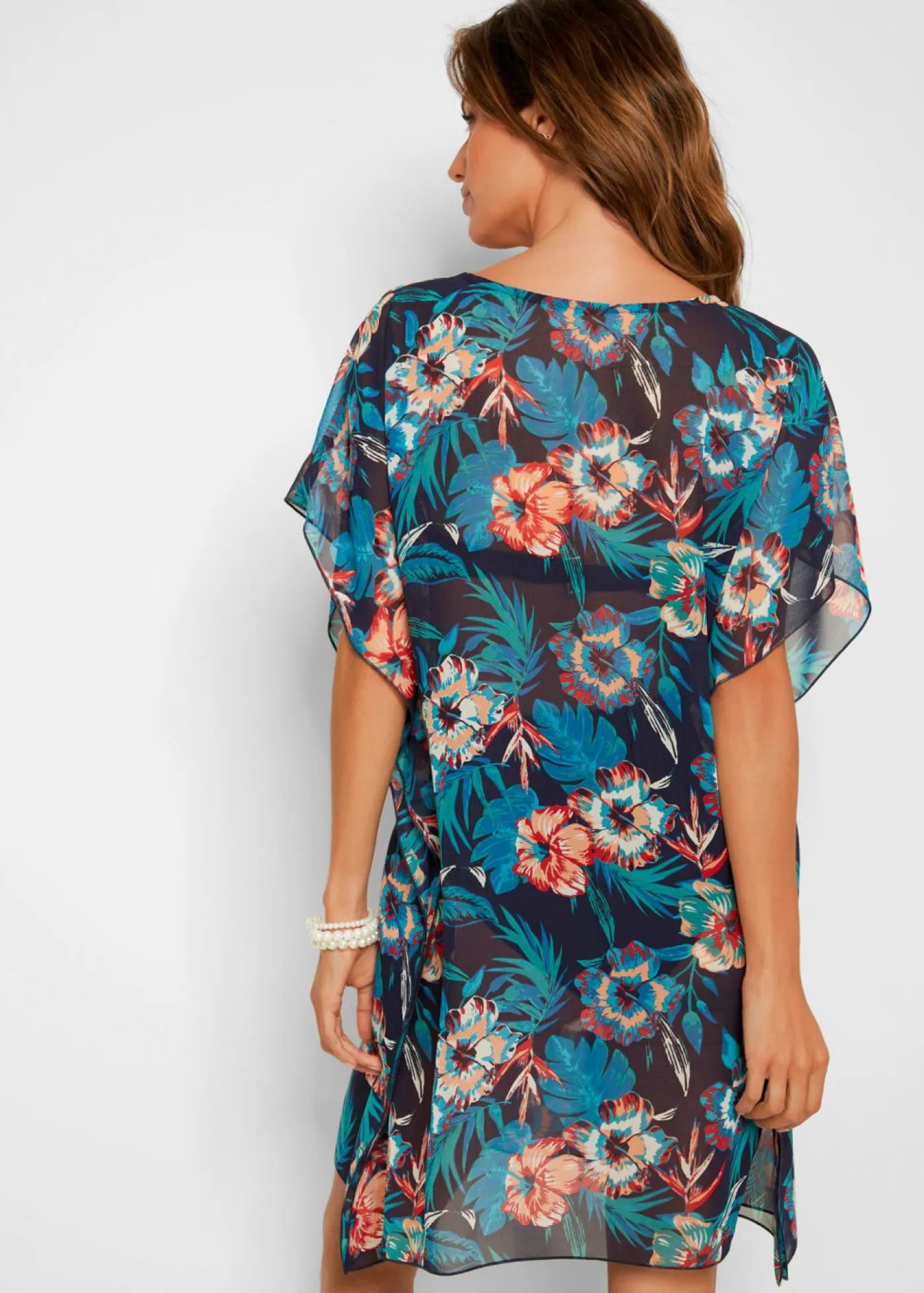Sale Túnica de playa larga de gasa ligera Mujer Ropa De Playa|Camisas Y Blusas