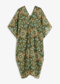 Sale Túnica de playa oversize de gasa ligera Mujer Ropa De Playa|Vestidos