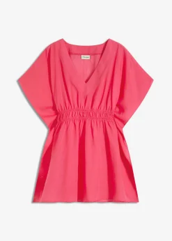 New Túnica de playa transparente con escote en V Mujer Ropa De Playa|Camisas Y Blusas