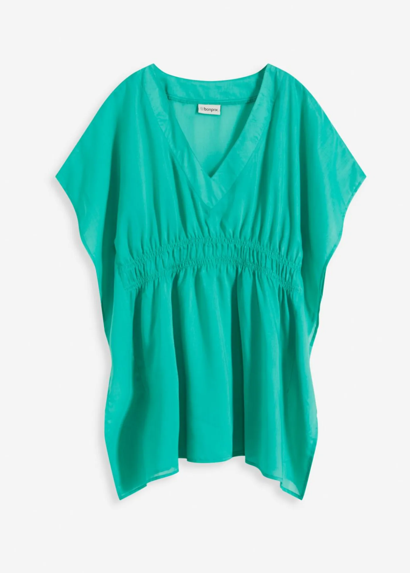 Sale Túnica de playa transparente con escote en V Mujer Ropa De Playa|Camisas Y Blusas