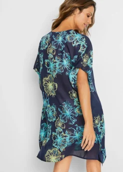 Discount Túnica de playa transparente con escote en V Mujer Ropa De Playa|Vestidos