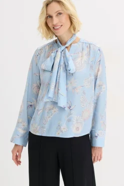 Online Túnica de satén fino Mujer Camisas Y Blusas