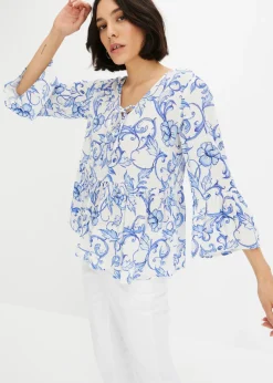 Sale Túnica de viscosa estructurada Mujer Camisas Y Blusas