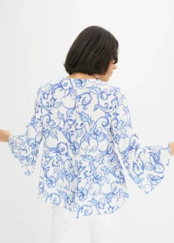 Sale Túnica de viscosa estructurada Mujer Camisas Y Blusas