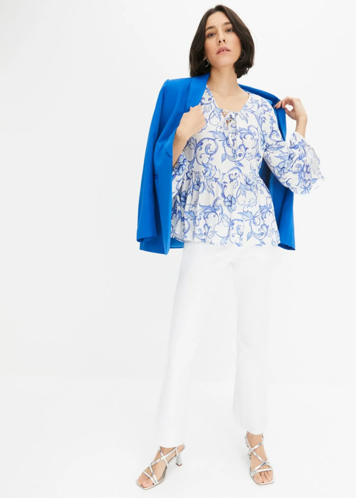 Sale Túnica de viscosa estructurada Mujer Camisas Y Blusas