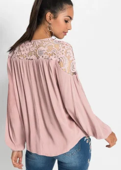 Sale Túnica de viscosa fluida Mujer Camisas Y Blusas