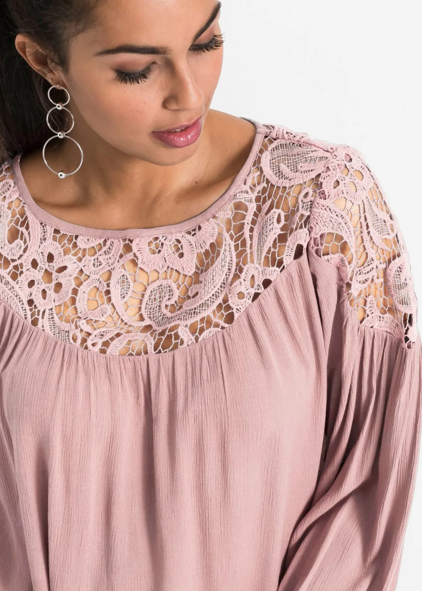 Sale Túnica de viscosa fluida Mujer Camisas Y Blusas