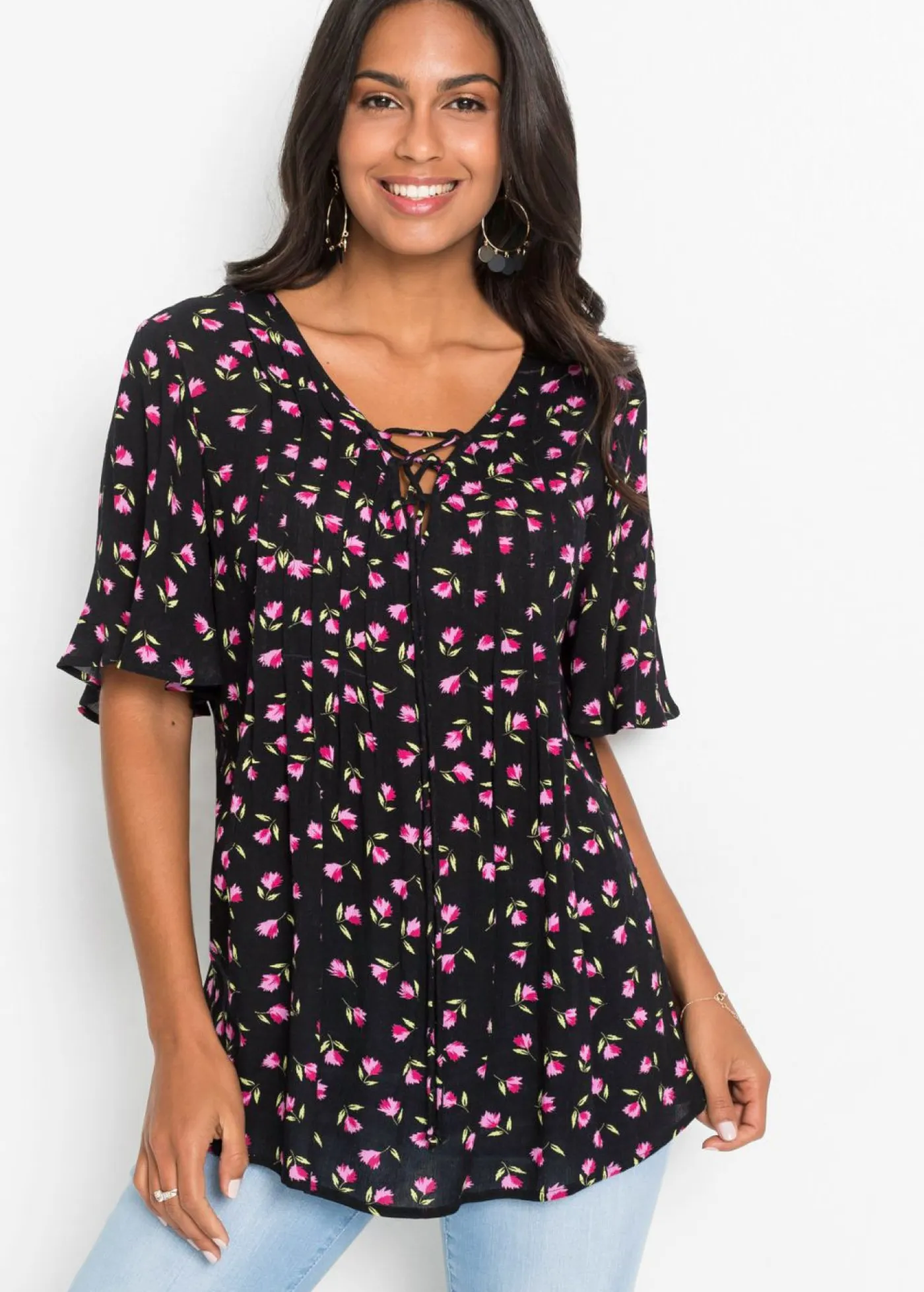 Discount Túnica de viscosa sostenible Mujer Camisas Y Blusas