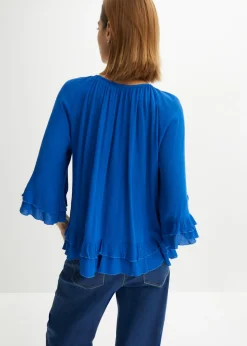 Online Túnica de viscosa suave Mujer Camisas Y Blusas