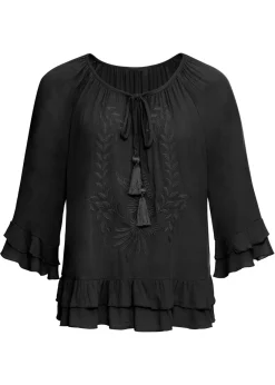 Best Túnica de viscosa suave Mujer Camisas Y Blusas