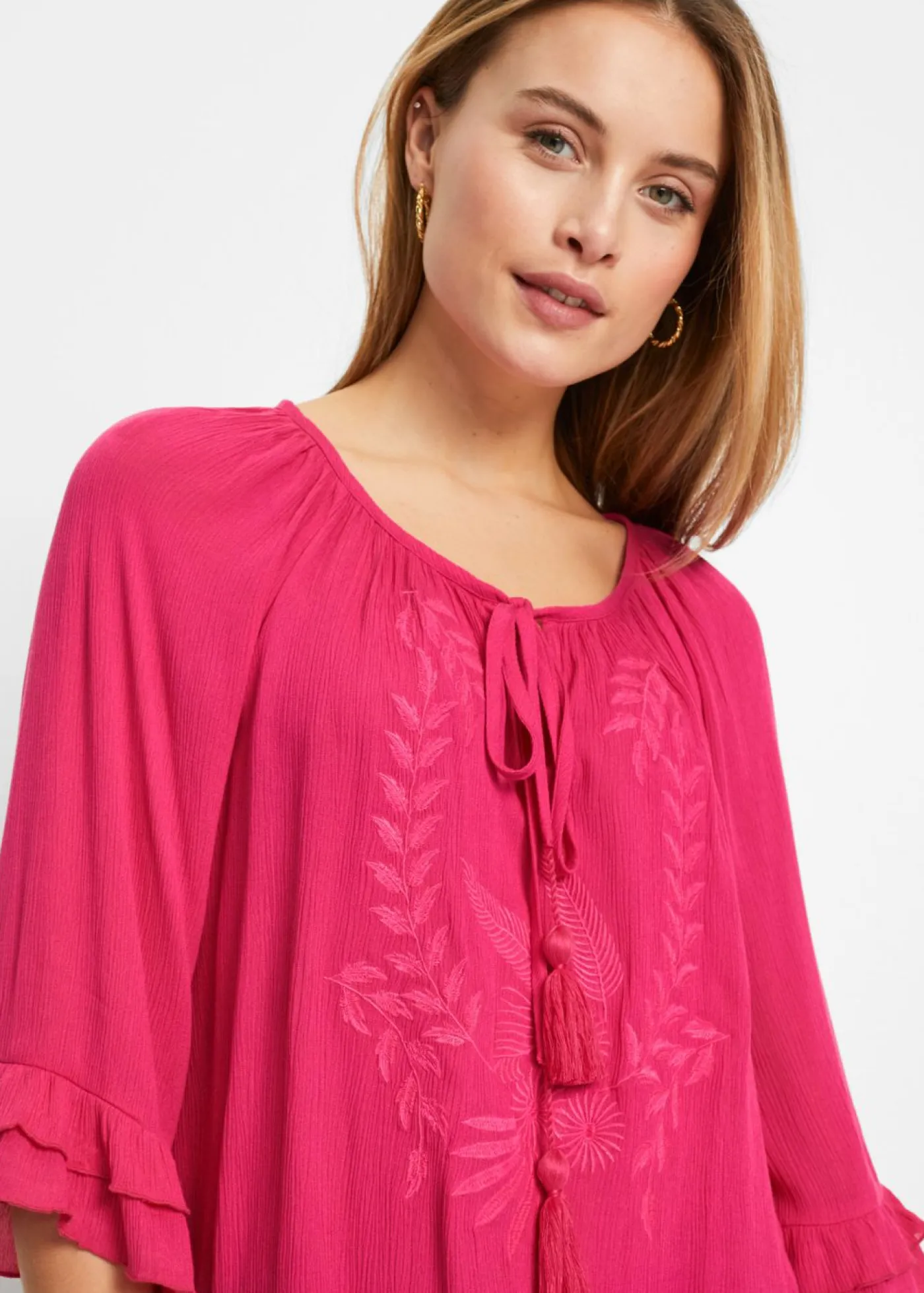 Hot Túnica de viscosa suave Mujer Camisas Y Blusas
